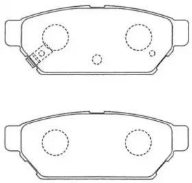 Комплект тормозных колодок, дисковый тормоз AISIN купить